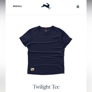 Tracksmith Navy Twilight Tee - small